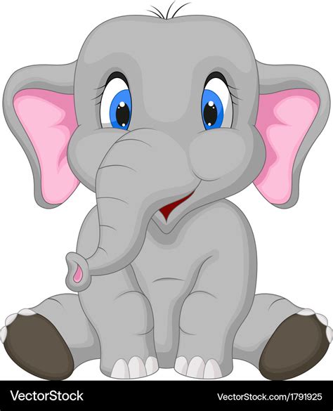 cute cartoon elephant|More.